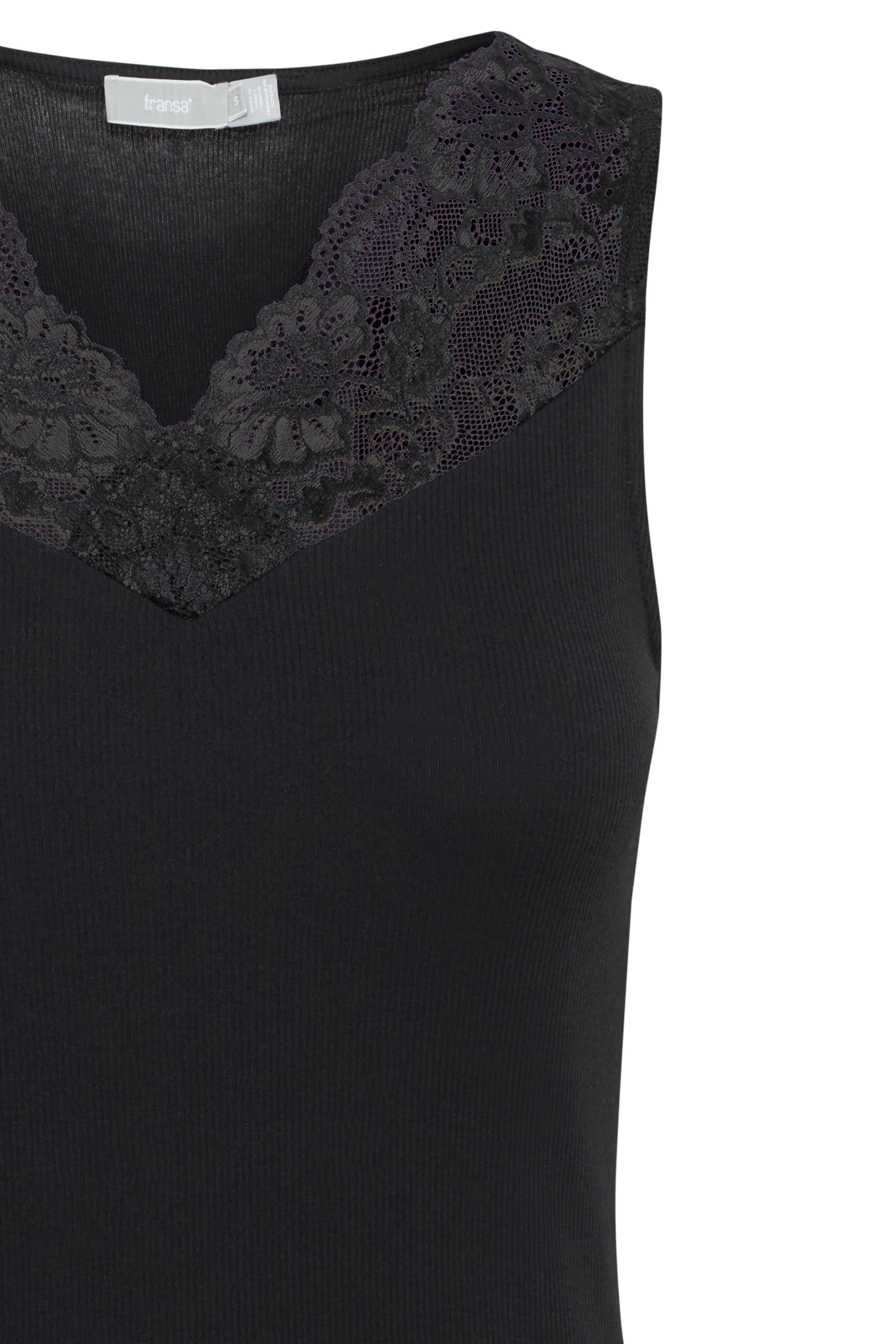 Fransa Hizamond Top Black - Image 5