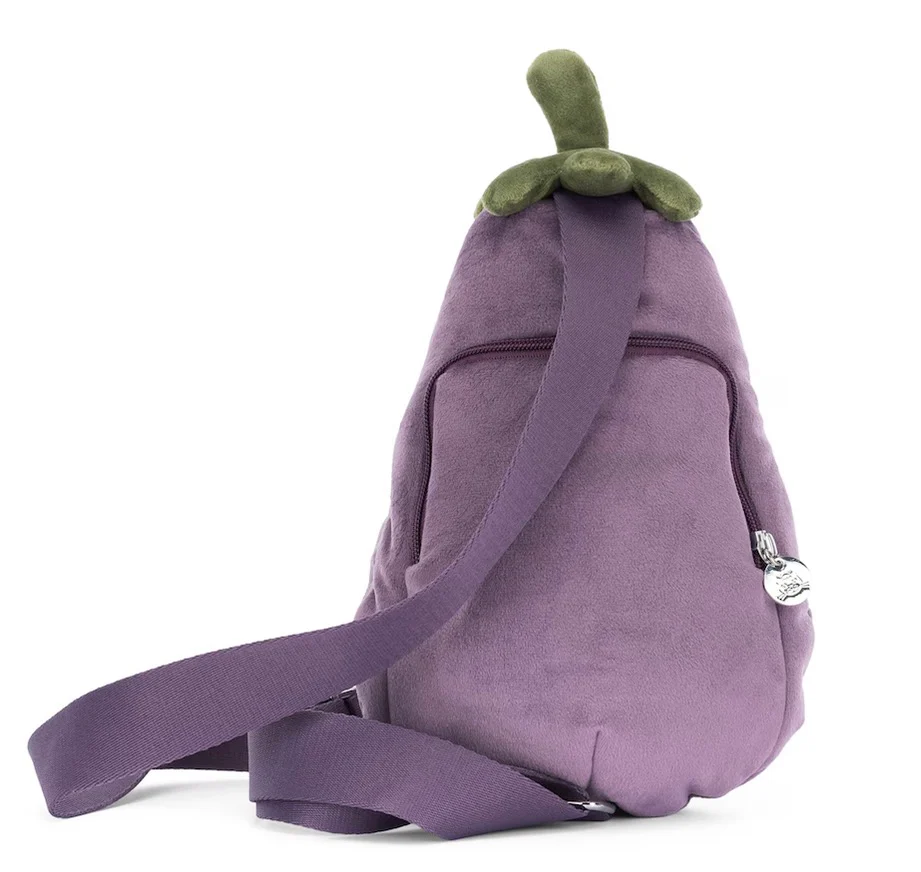 Jellycat Amuseables Aubergine Shoulder - Soft Crossbody Bag - Image 4