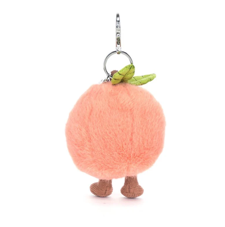 Jellycat Amuseables Peach Bag Charm - Image 3