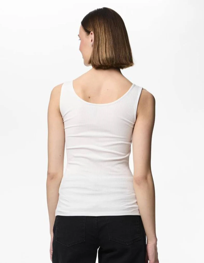 Pieces Kitte Tank Top - Bright White - Image 3