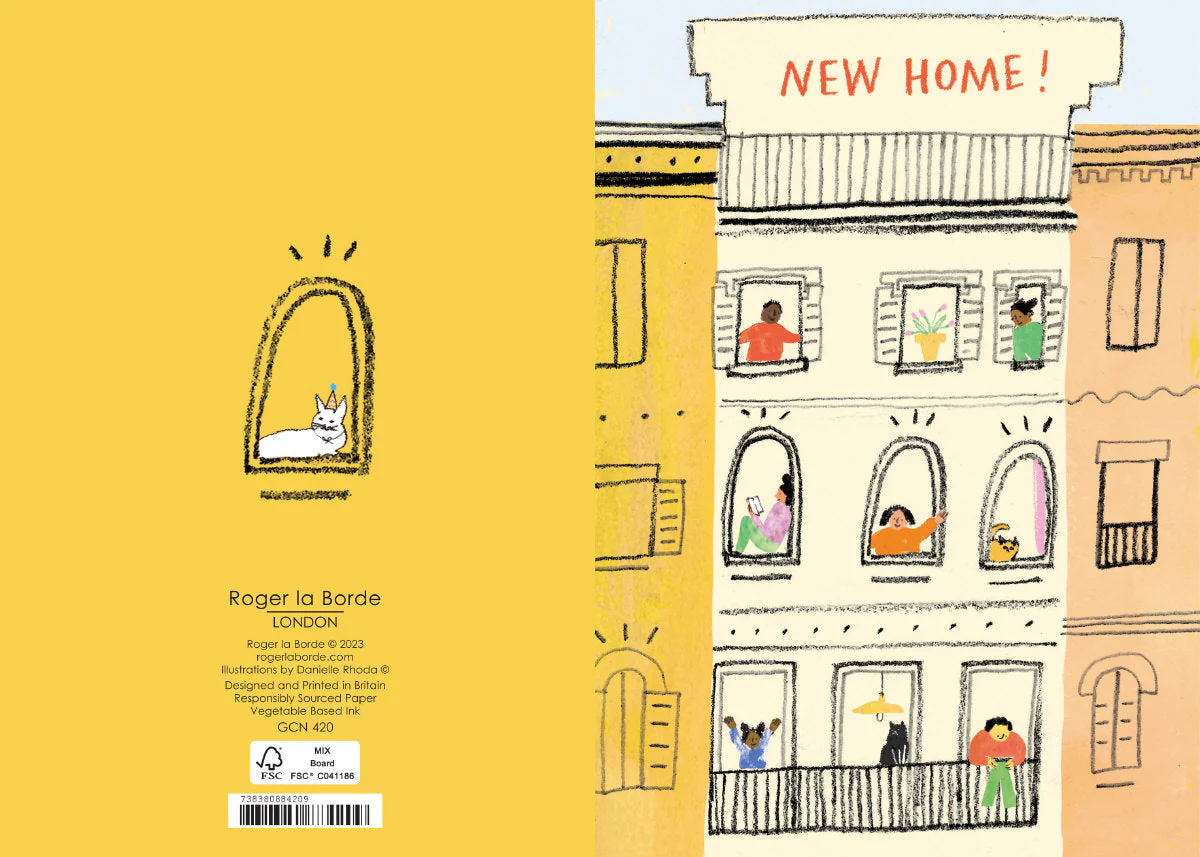 Roger La Borde New Home Apartment Greeting Card - Image 3