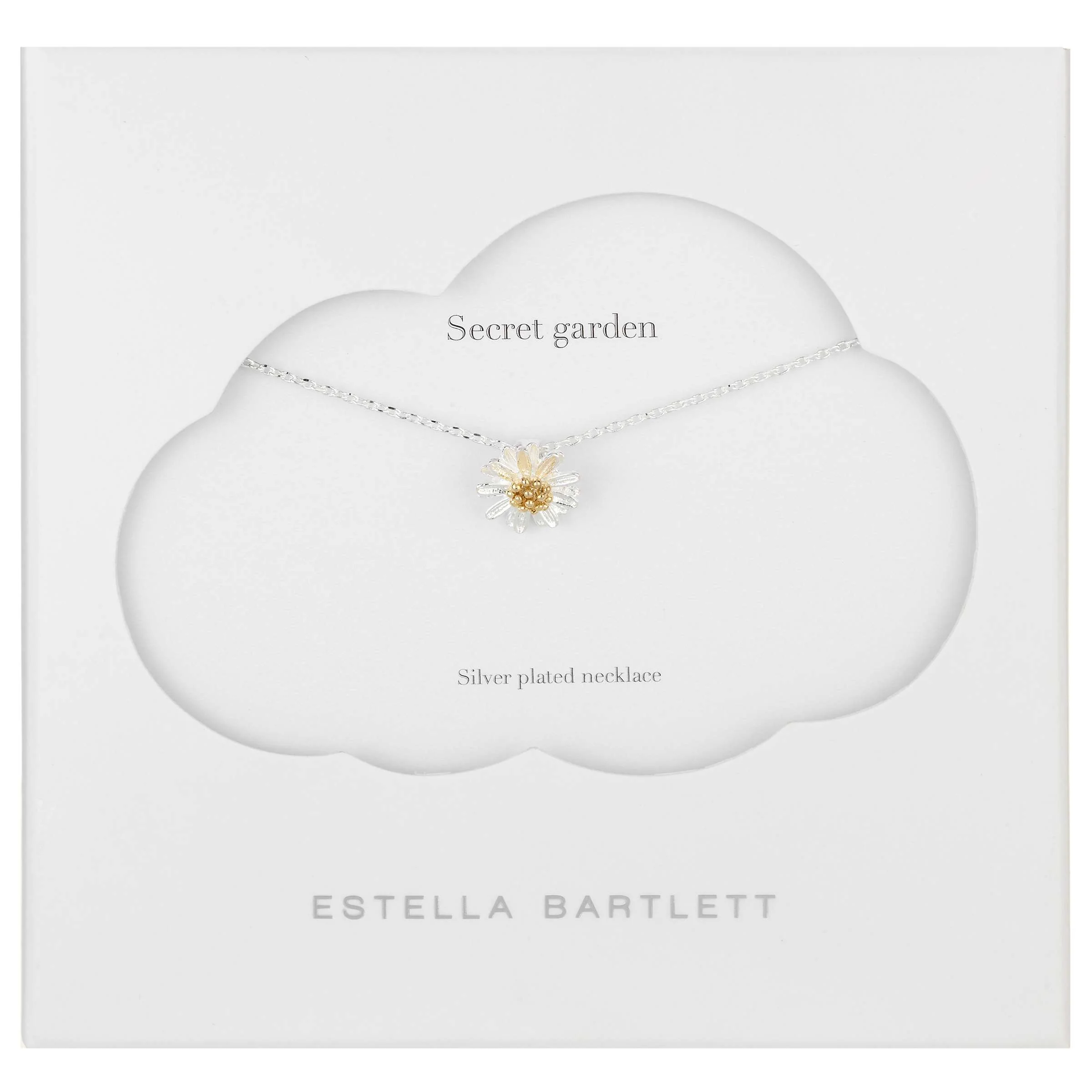 Estella Bartlett Wildflower Necklace Silver Plated - Image 3