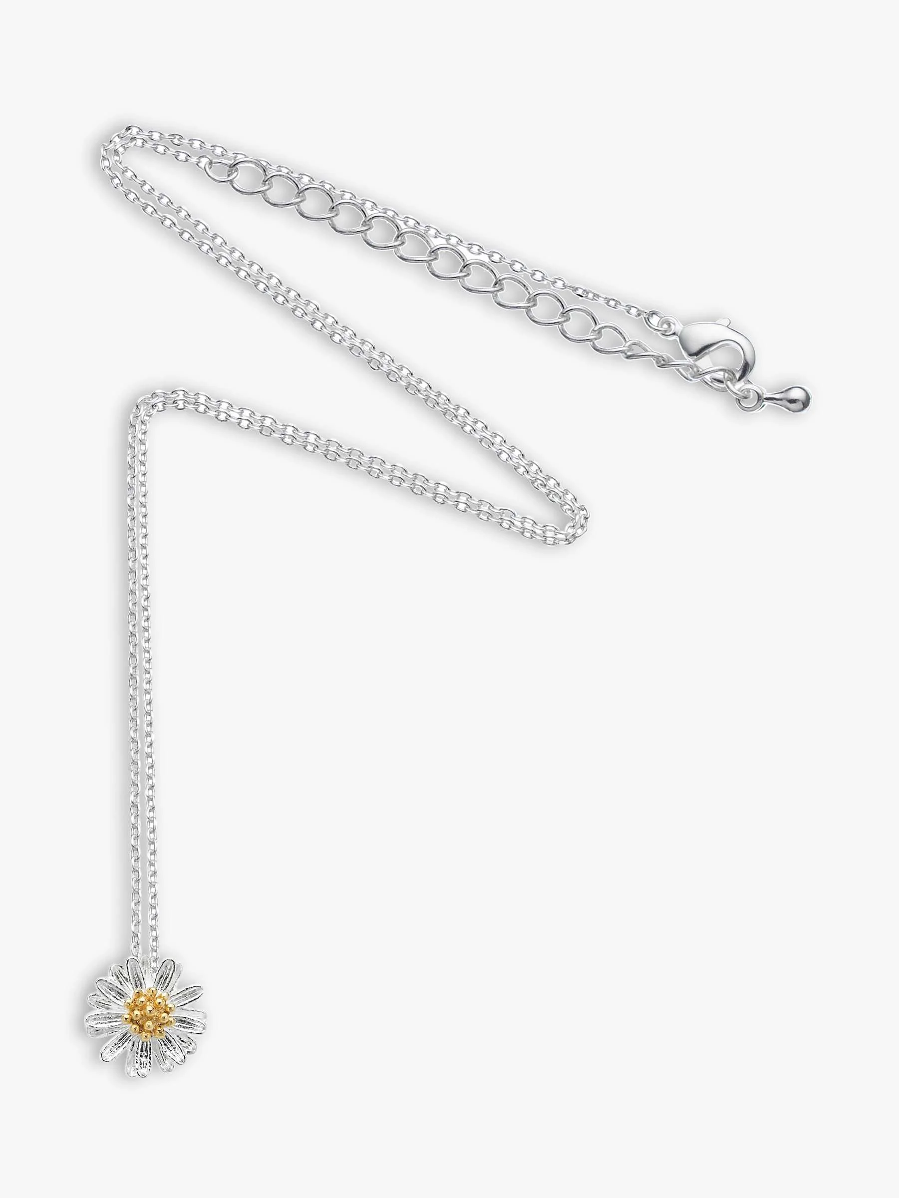 Estella Bartlett Wildflower Necklace Silver Plated - Image 4